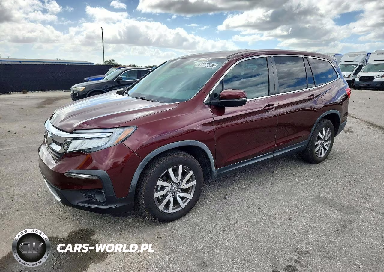 2019 Honda Pilot Ex-L VIN:5FNYF5H57KB040398 - 1
