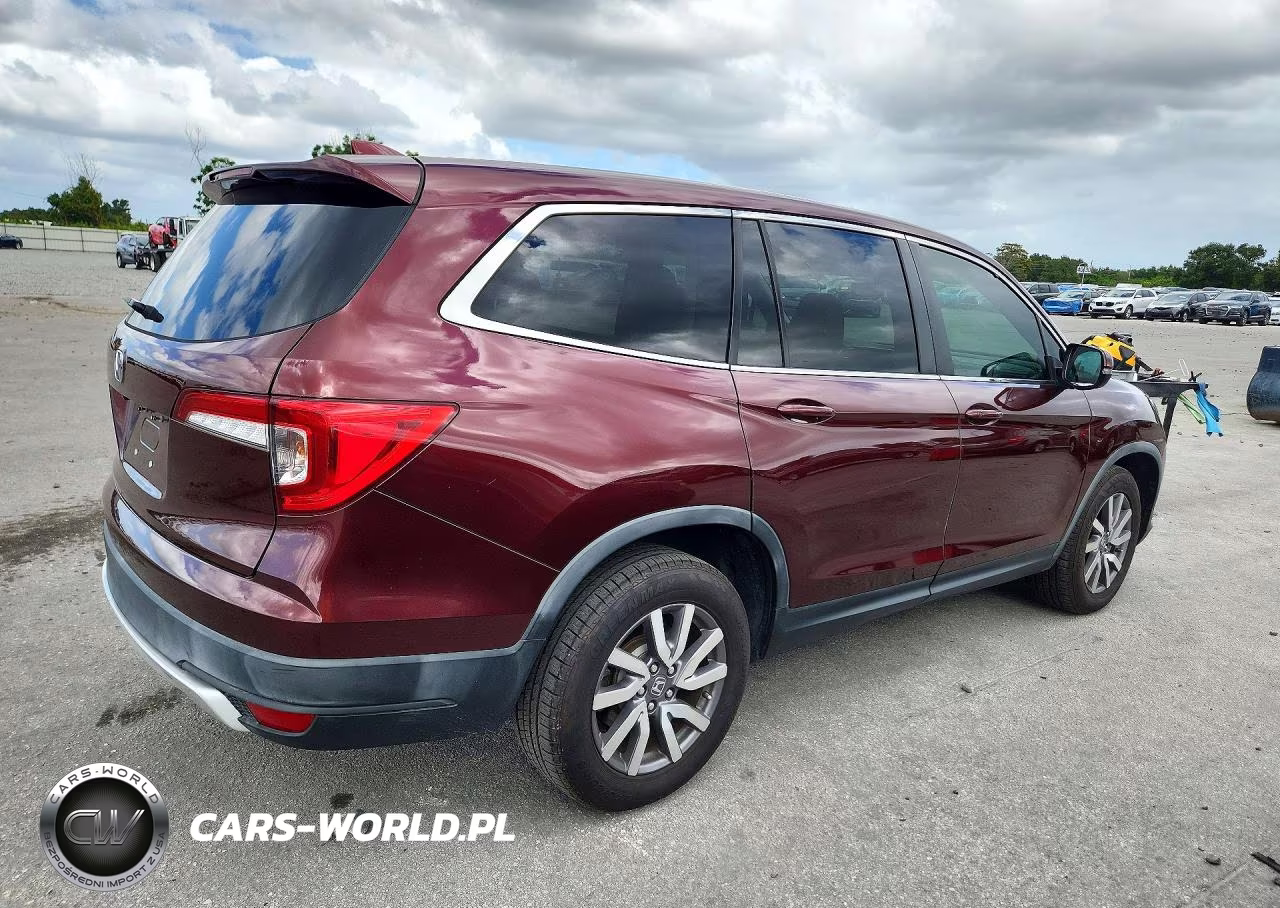 2019 Honda Pilot Ex-L VIN:5FNYF5H57KB040398 - 3