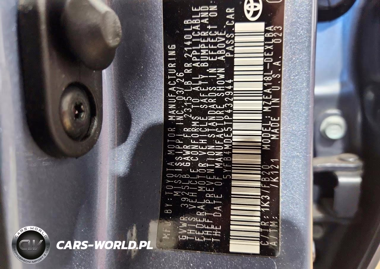 2026 Toyota Corolla Le VIN:5YFB4MDE5TP432944 - 13
