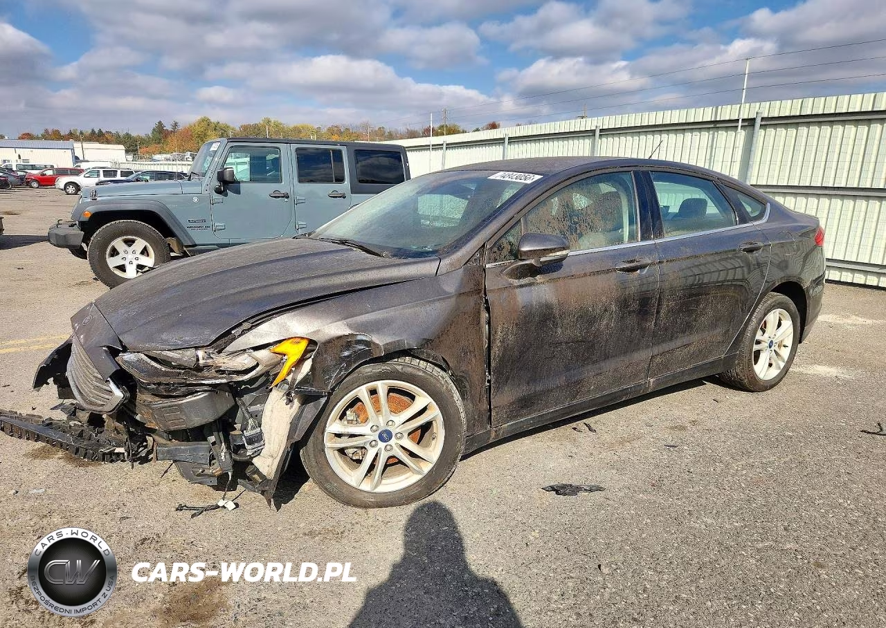 2018 Ford Fusion Se VIN:3FA6P0H7XJR277897 - 1