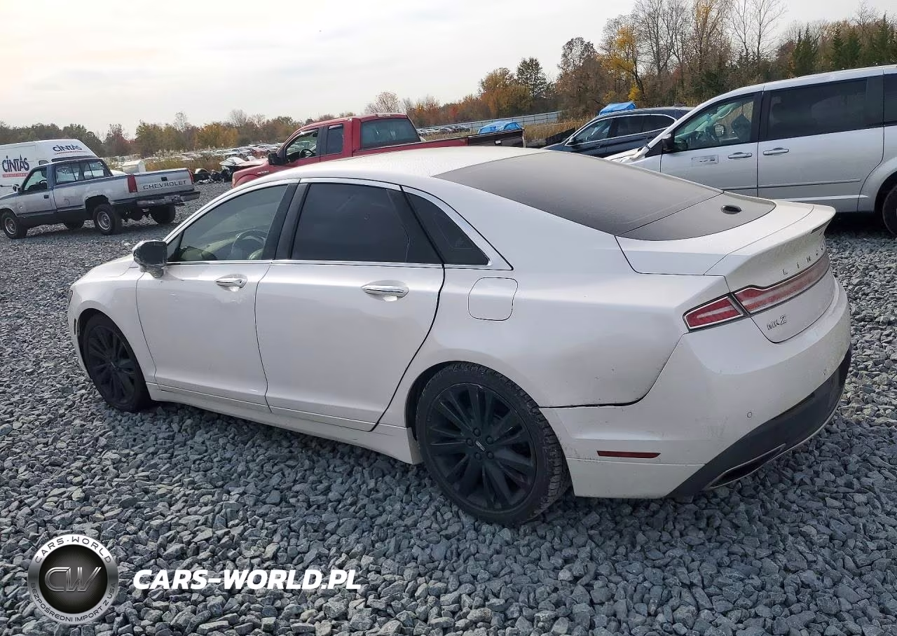 2017 Lincoln Mkz Select VIN:3LN6L5C92HR601247 - 2