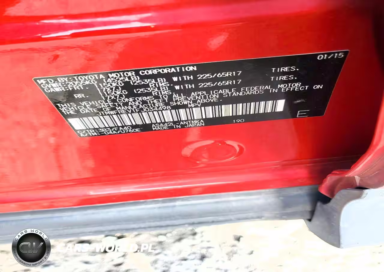2015 Toyota Rav4 Xle VIN:JTMWFREV1FJ034498 - 13