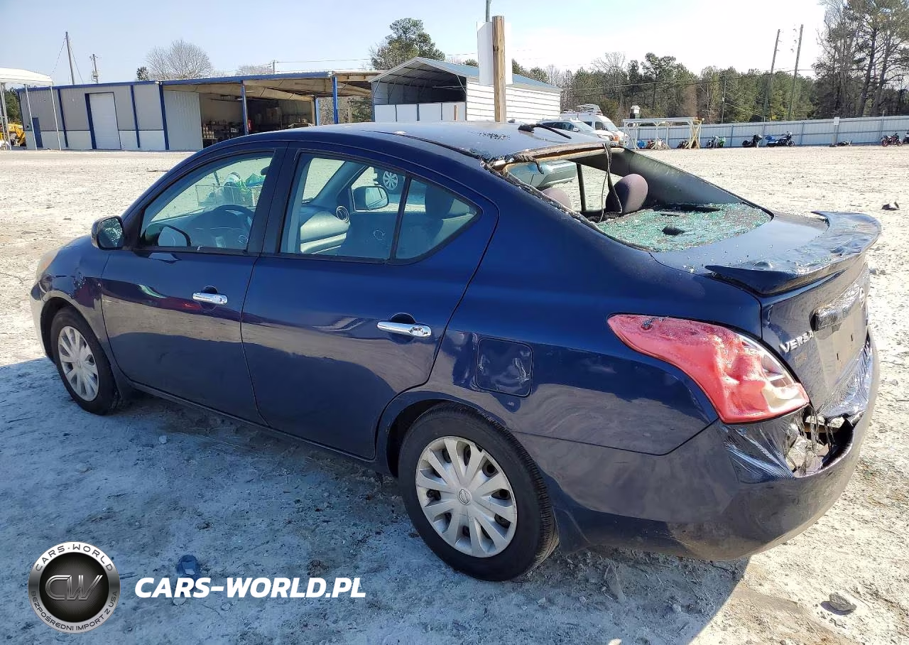 2014 Nissan Versa S VIN:3N1CN7AP4EK455195 - 2