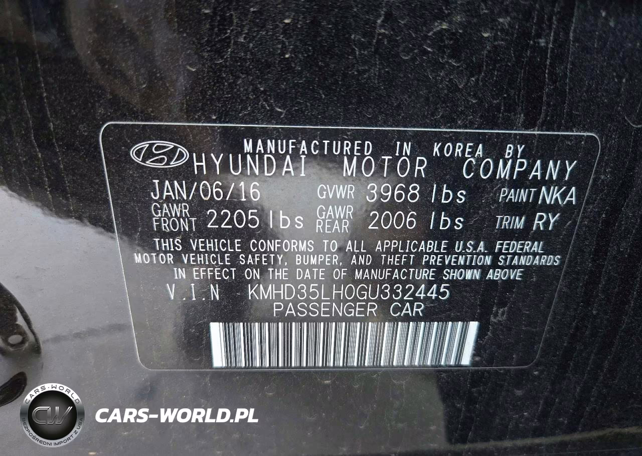 2016 Hyundai Elantra Gt Base VIN:KMHD35LH0GU332445 - 12