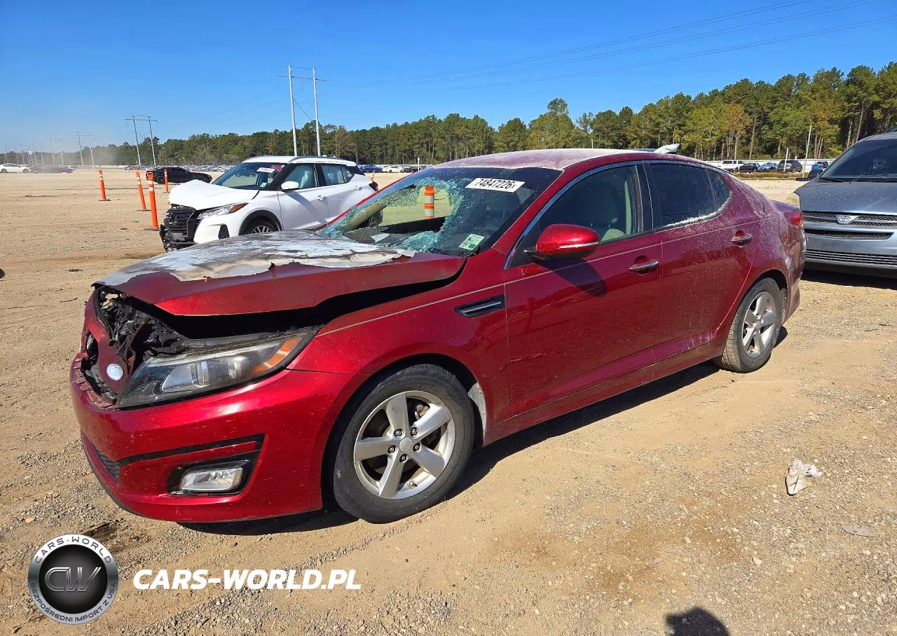 2014 Kia Optima Lx VIN:5XXGM4A73EG294361 - 1
