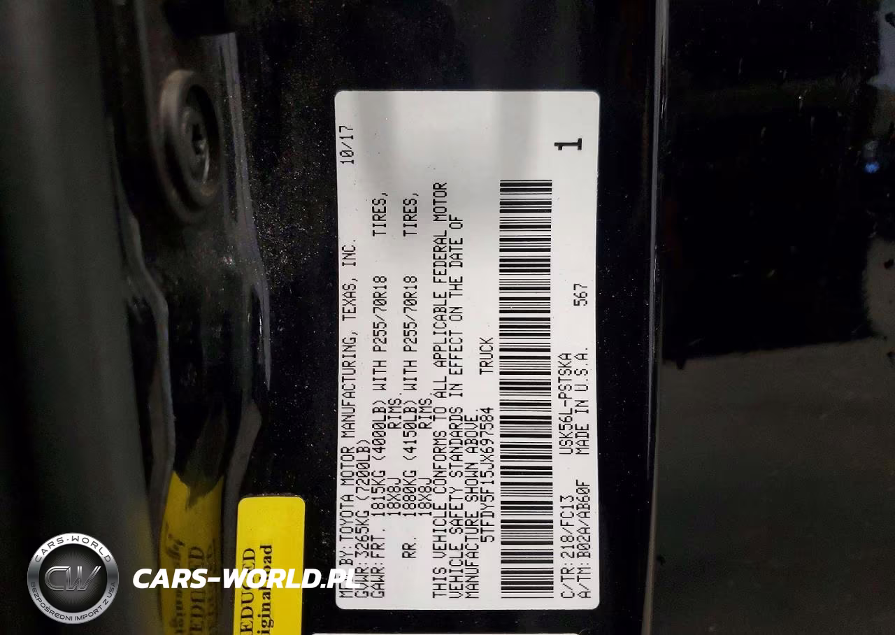 2018 Toyota Tundra Crewmax Sr5 VIN:5TFDY5F15JX697584 - 12