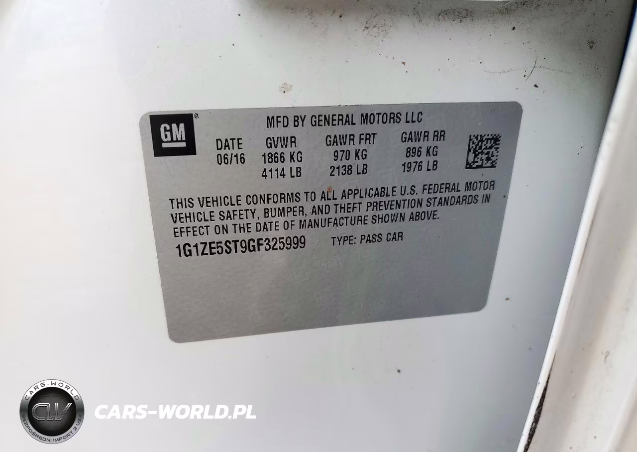 2016 Chevrolet Malibu Lt VIN:1G1ZE5ST9GF325999 - 13