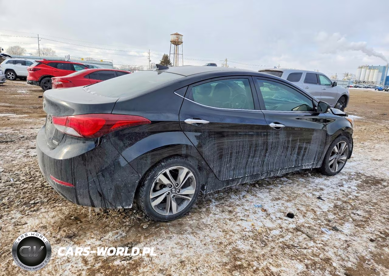 2014 Hyundai Elantra Se VIN:5NPDH4AE1EH453100 - 3