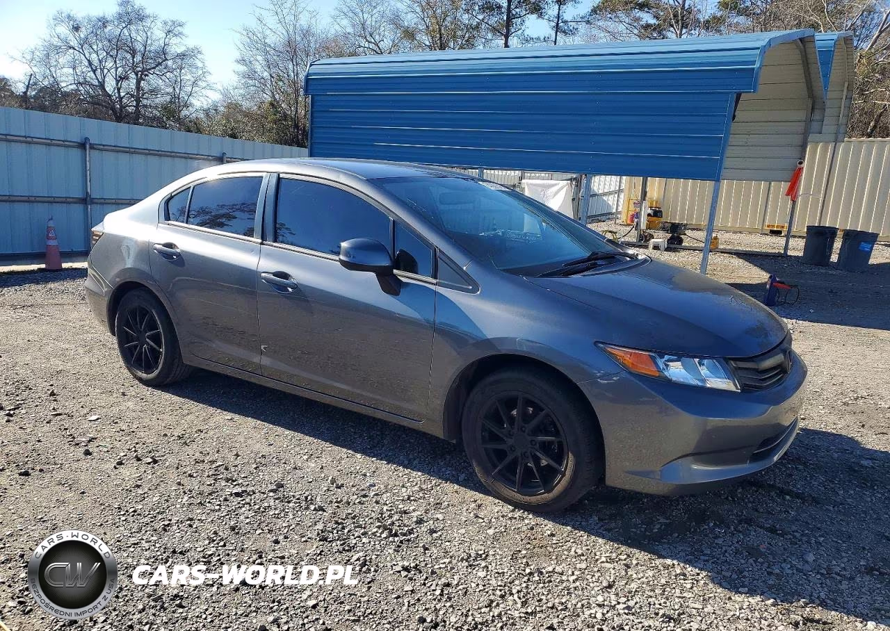 2012 Honda Civic Lx VIN:19XFB2F56CE357634 - 4