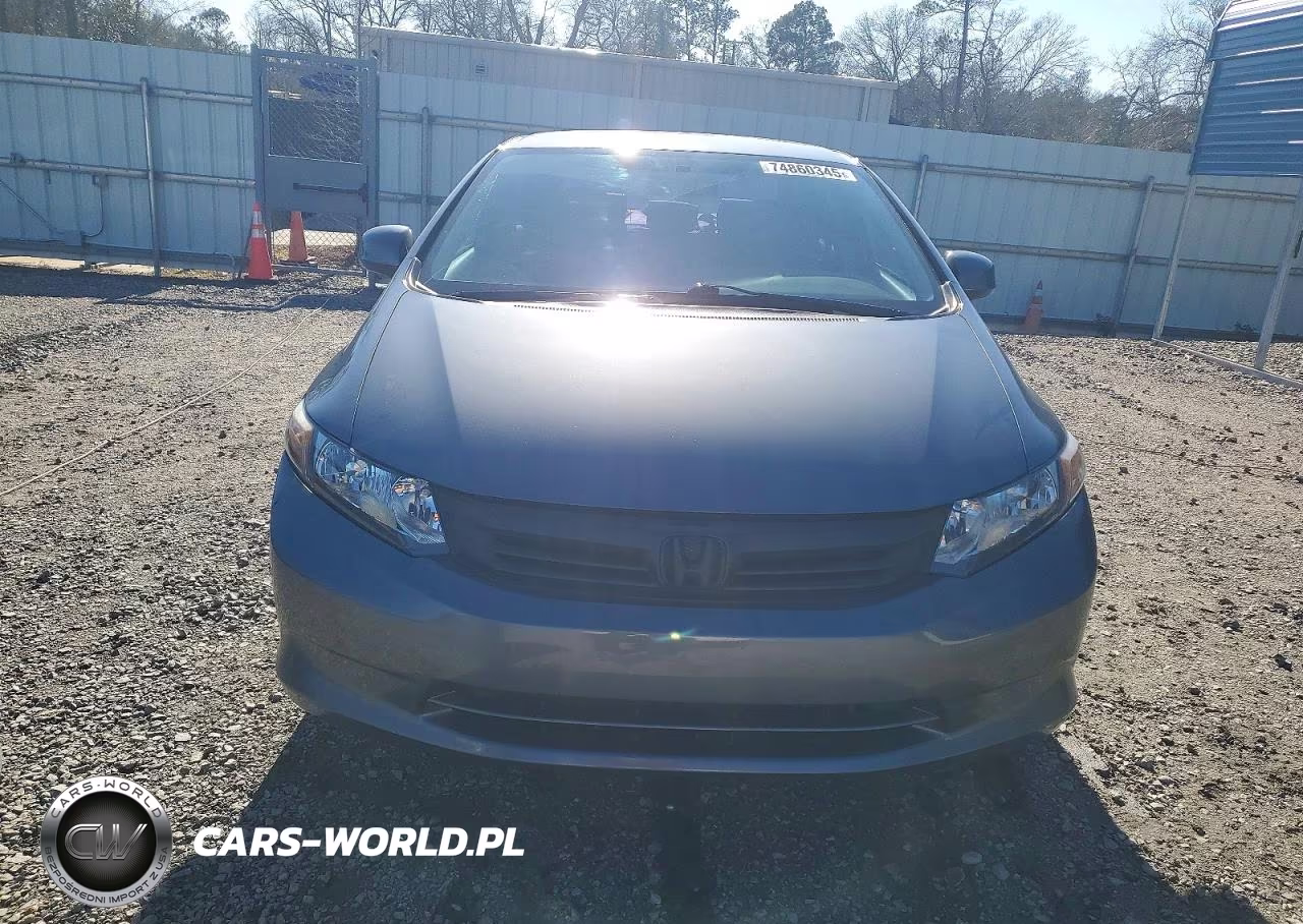 2012 Honda Civic Lx VIN:19XFB2F56CE357634 - 5
