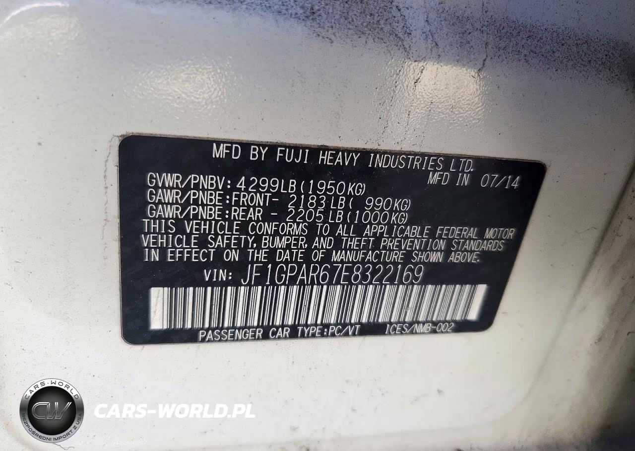 2014 Subaru Impreza Sport Limited VIN:JF1GPAR67E8322169 - 13