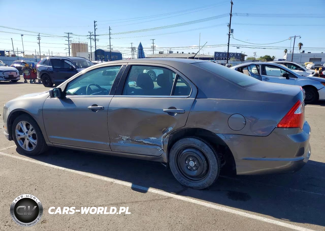 2012 Ford Fusion Se VIN:3FAHP0HA5CR125193 - 2