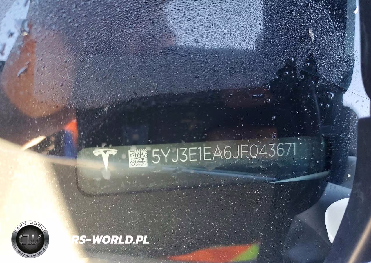 2018 Tesla Model 3 VIN:5YJ3E1EA6JF043671 - 12