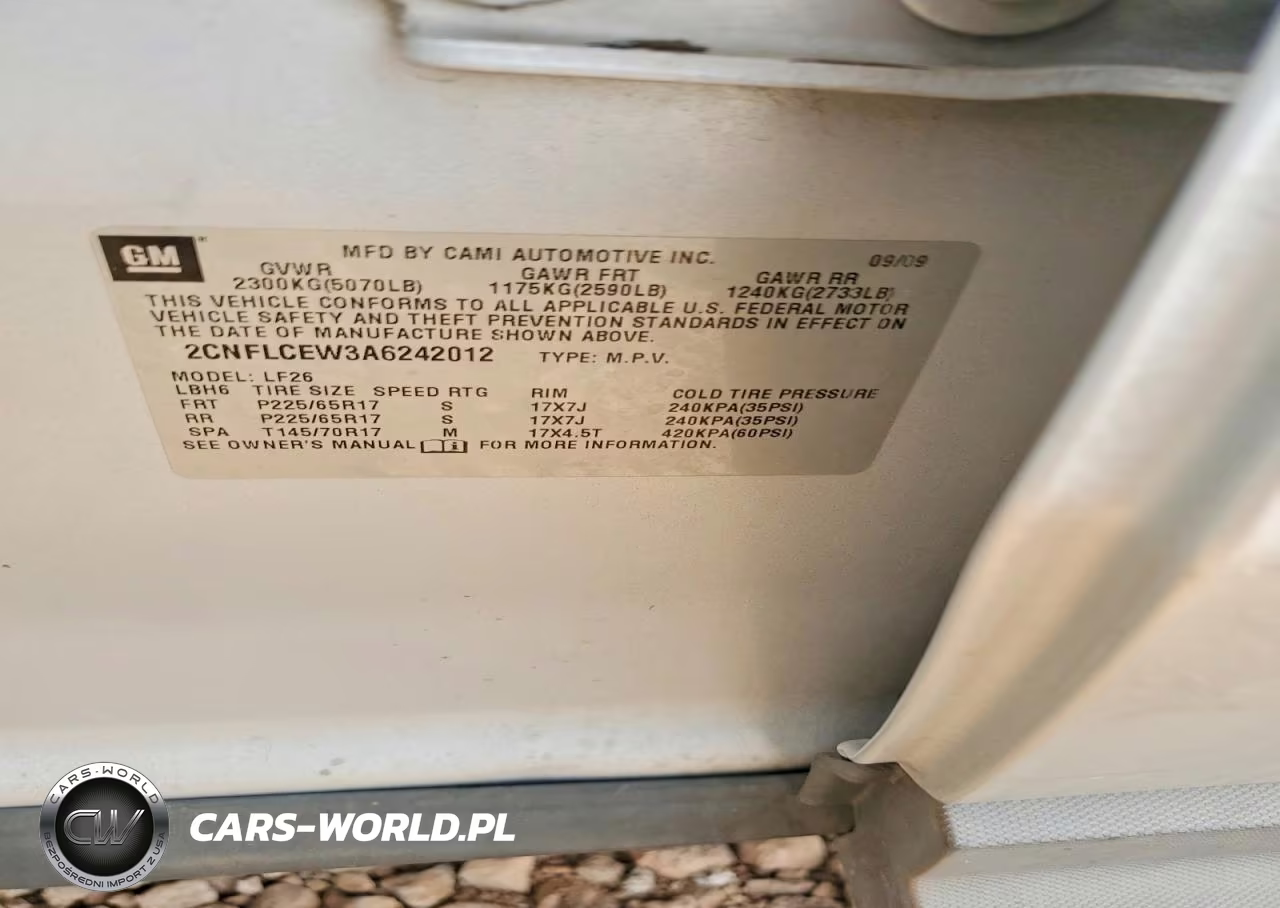 2010 Chevrolet Equinox Ls VIN:2CNFLCEW3A6242012 - 12