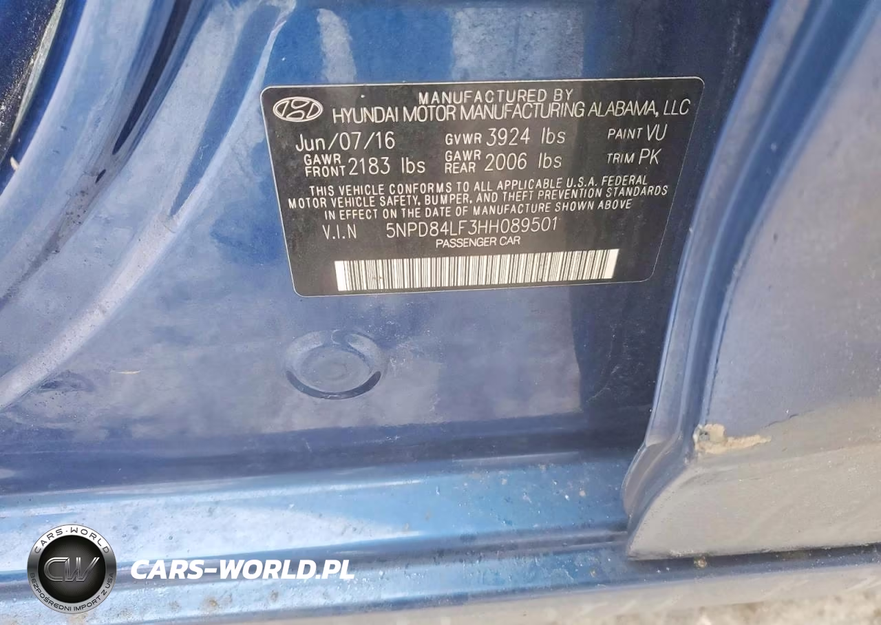 2017 Hyundai Elantra Se VIN:5NPD84LF3HH089501 - 13