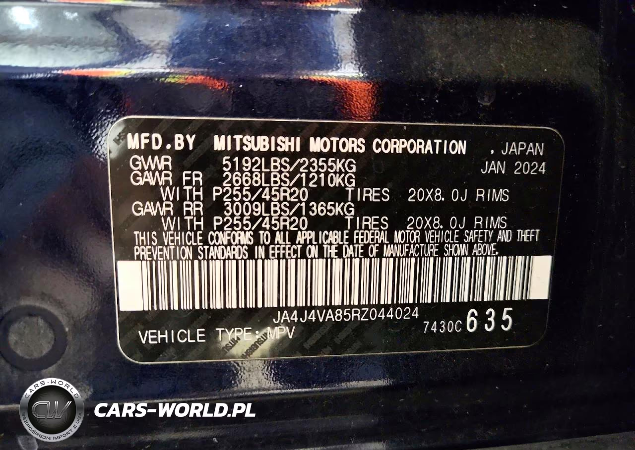 2024 Mitsubishi Outlander Se VIN:JA4J4VA85RZ044024 - 14
