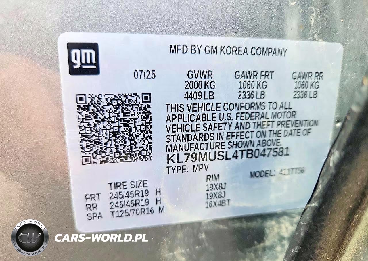 2026 Chevrolet Trailblazer Rs VIN:KL79MUSL4TB047581 - 13