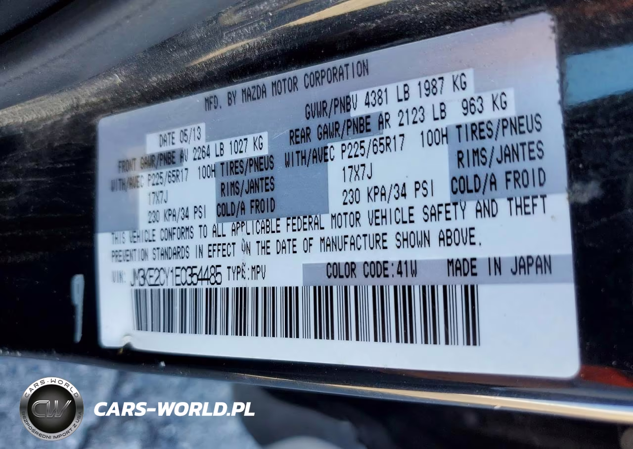 2014 Mazda Cx-5 Touring VIN:JM3KE2CY1E0354485 - 13