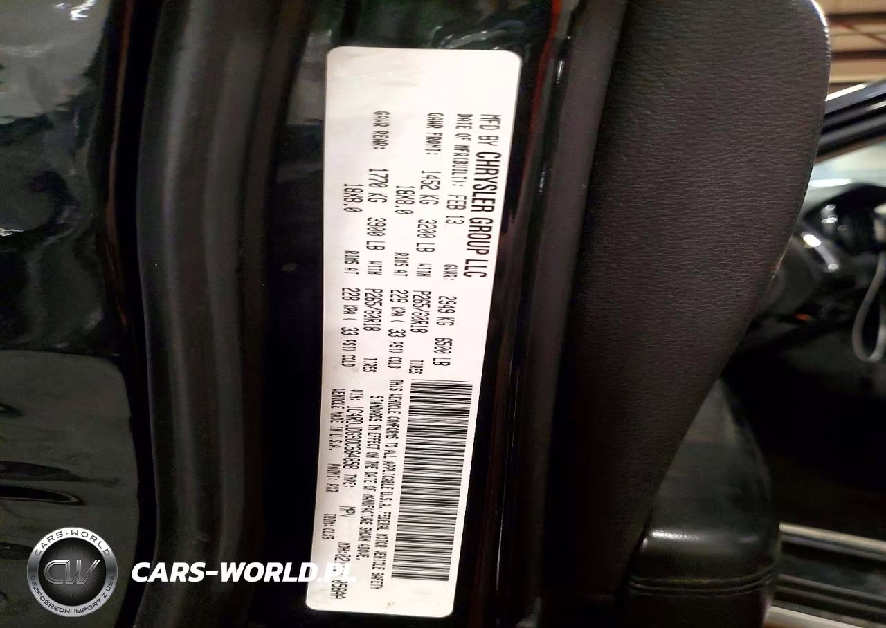 2013 Dodge Durango Crew VIN:1C4RDJDG9DC664858 - 13