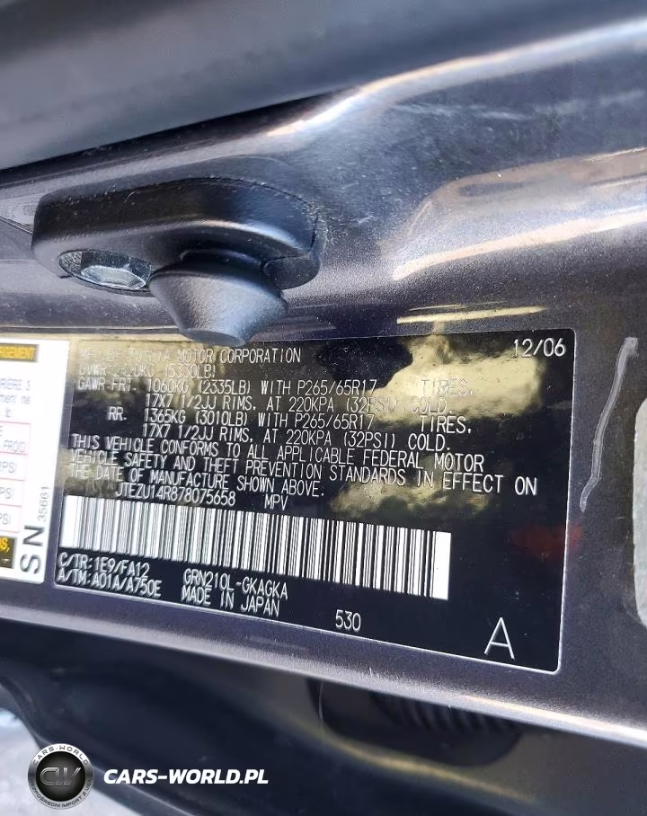 2007 Toyota 4Runner Sr5 VIN:JTEZU14R878075658 - 13