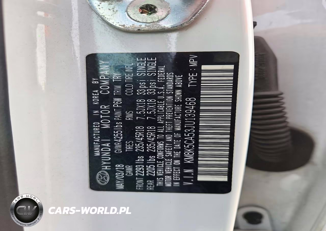 2018 Hyundai Kona Ultimate VIN:KM8K5CA53JU139468 - 12