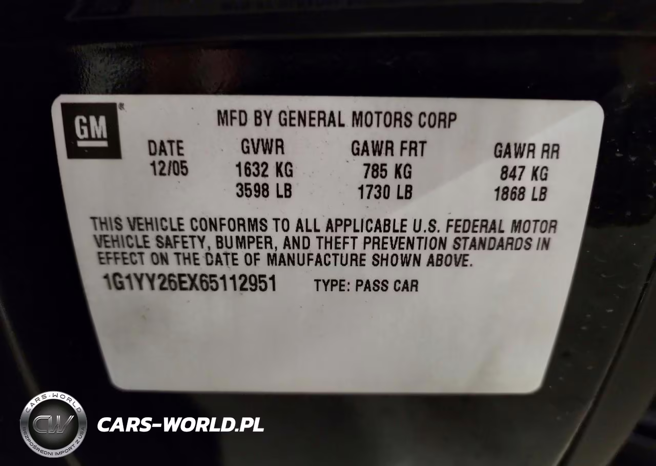 2006 Chevrolet Corvette Z06 VIN:1G1YY26EX65112951 - 12