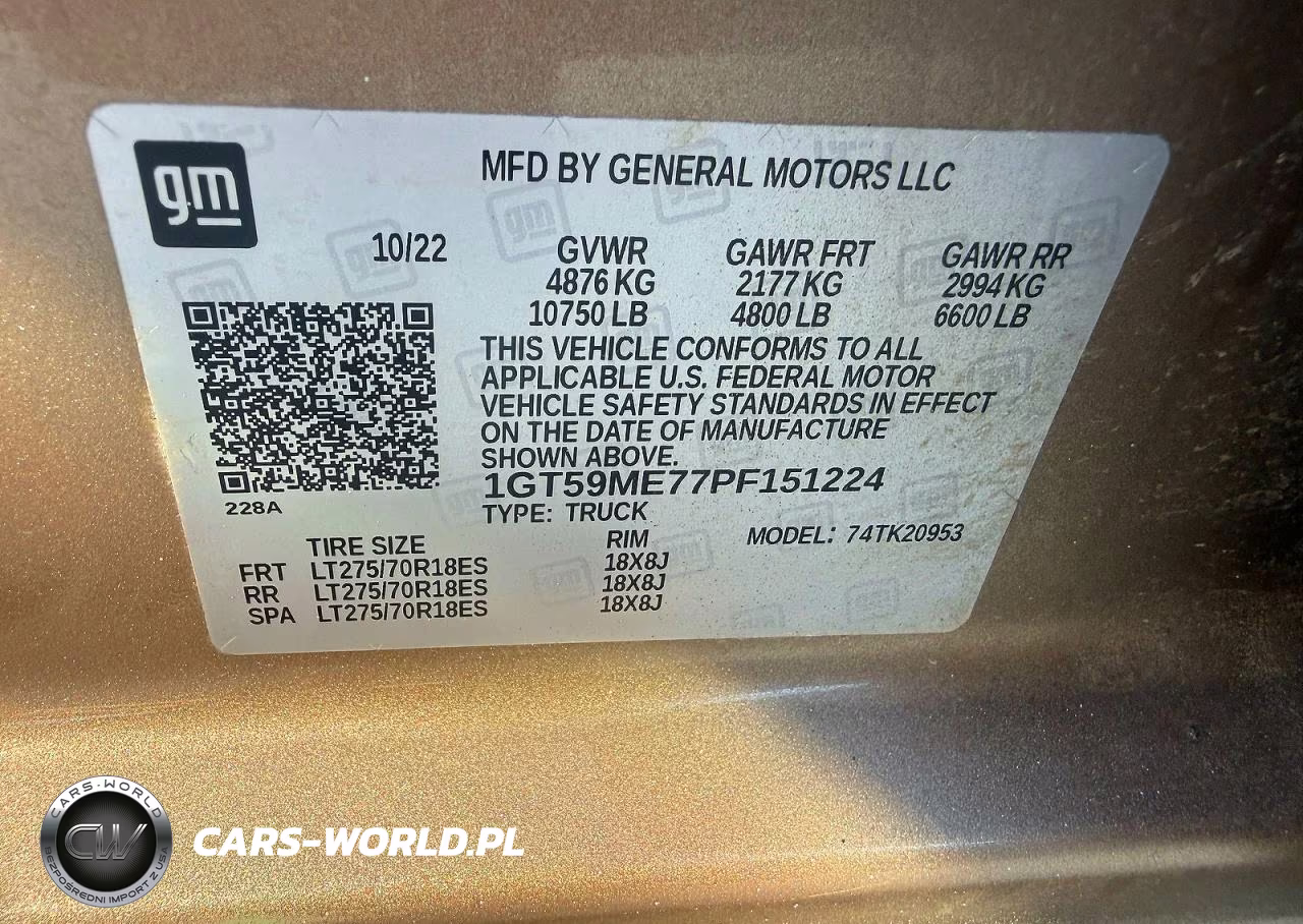 2023 GMC Sierra K2500 Sle VIN:1GT59ME77PF151224 - 10