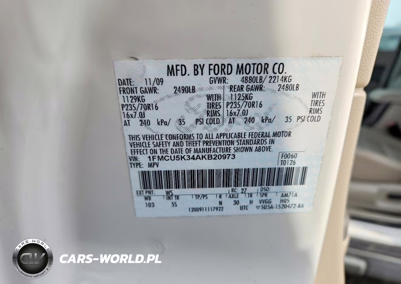 2010 Ford Escape Hybrid VIN:1FMCU5K34AKB20973 - 14