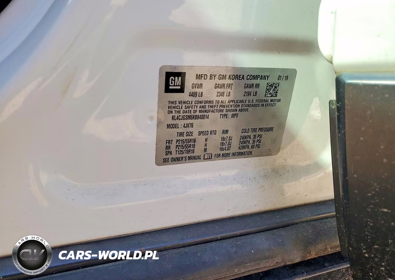 2019 Buick Encore Essence VIN:KL4CJGSM6KB840014 - 13