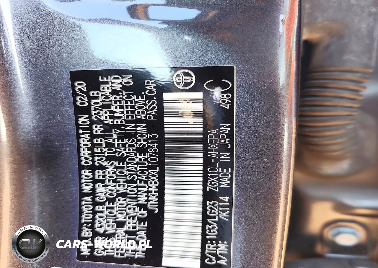 2020 Toyota C-Hr Limited VIN:JTNKHMBXXL1078413 - 12