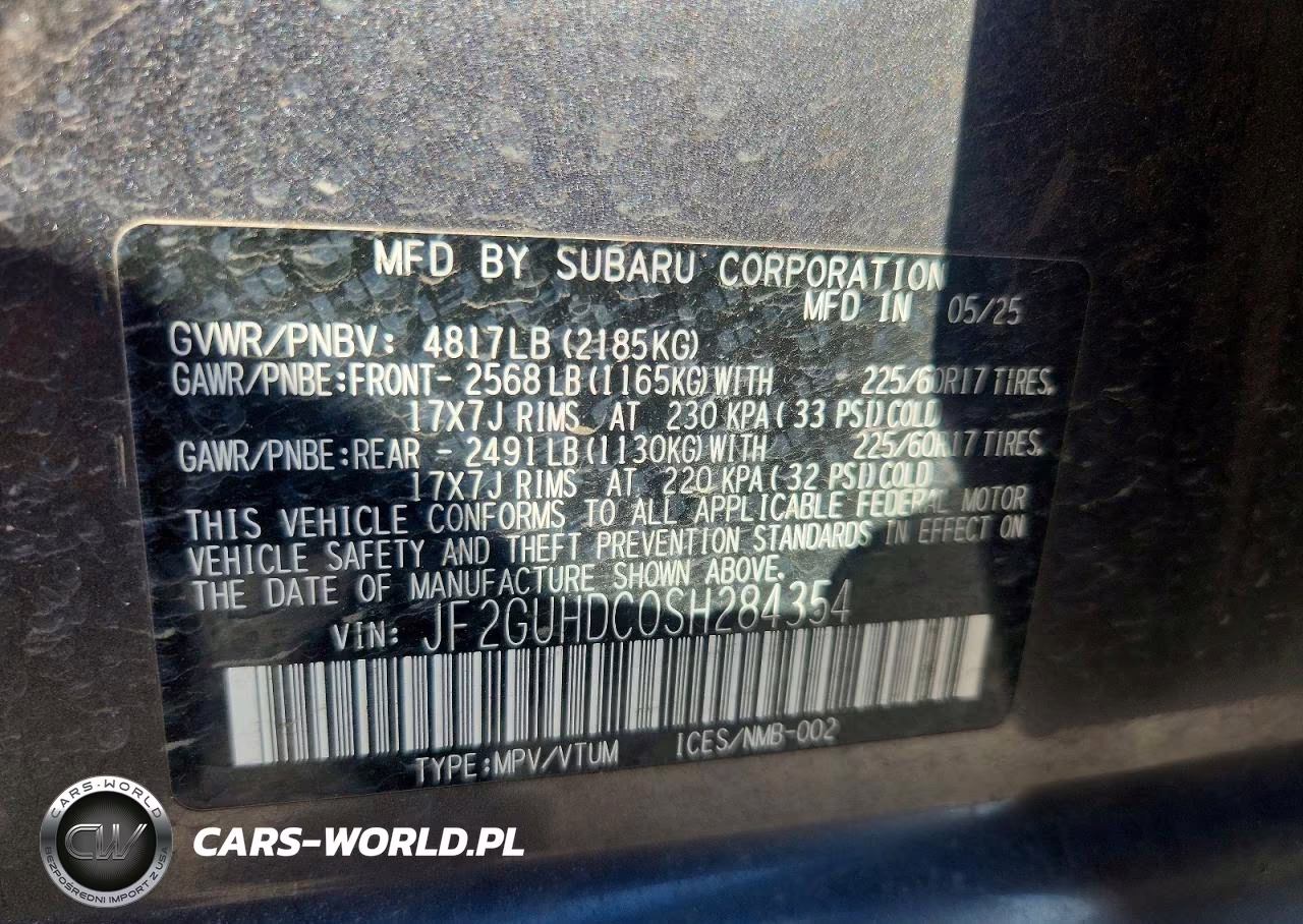 2025 Subaru Crosstrek Premium VIN:JF2GUHDC0SH284354 - 12