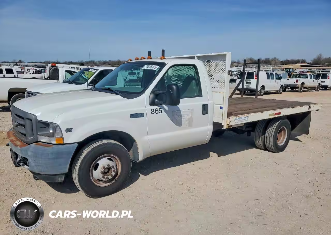 2002 Ford F350 Super Duty Flatbed Truck