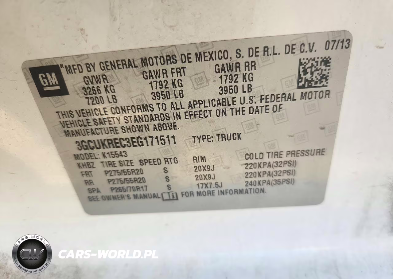 2014 Chevrolet Silverado K1500 Lt VIN:3GCUKREC3EG171511 - 12