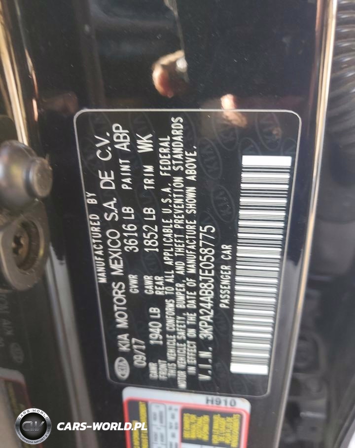 2018 Kia Rio Lx VIN:3KPA24AB8JE058775 - 13