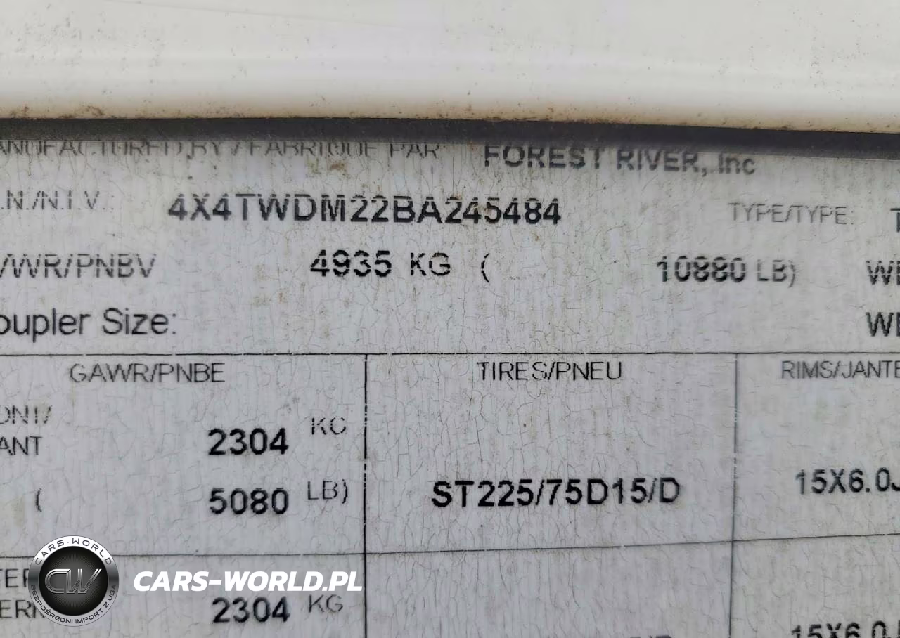 2011 Forest River Wildwood Camper VIN:4X4TWDM22BA245484 - 8
