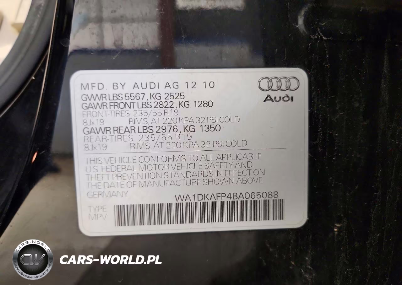 2011 Audi Q5 Premium Plus VIN:WA1DKAFP4BA065088 - 13