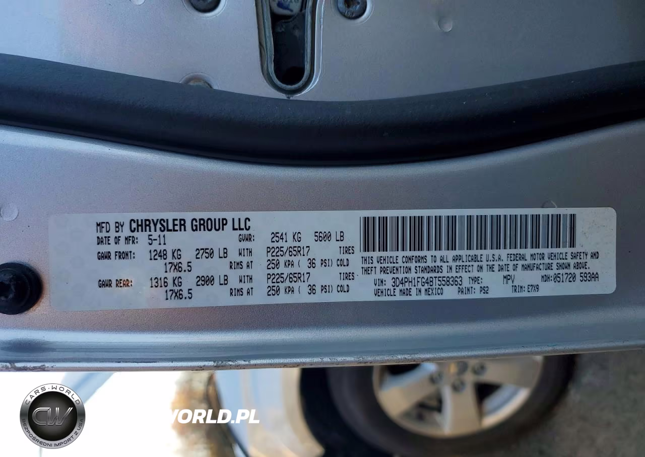 2011 Dodge Journey Mainstreet VIN:3D4PH1FG4BT558363 - 13