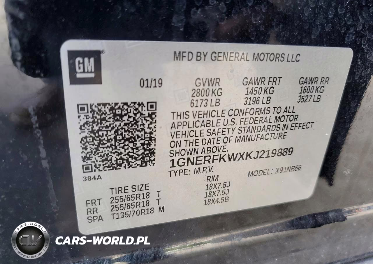 2019 Chevrolet Traverse Ls VIN:1GNERFKWXKJ219889 - 13