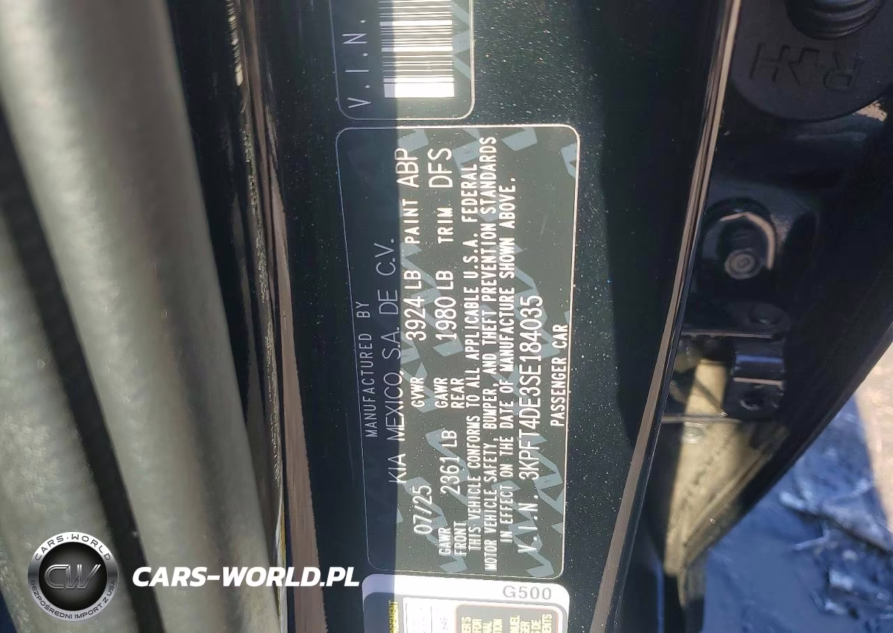 2025 Kia K4 Lxs VIN:3KPFT4DE3SE184035 - 13