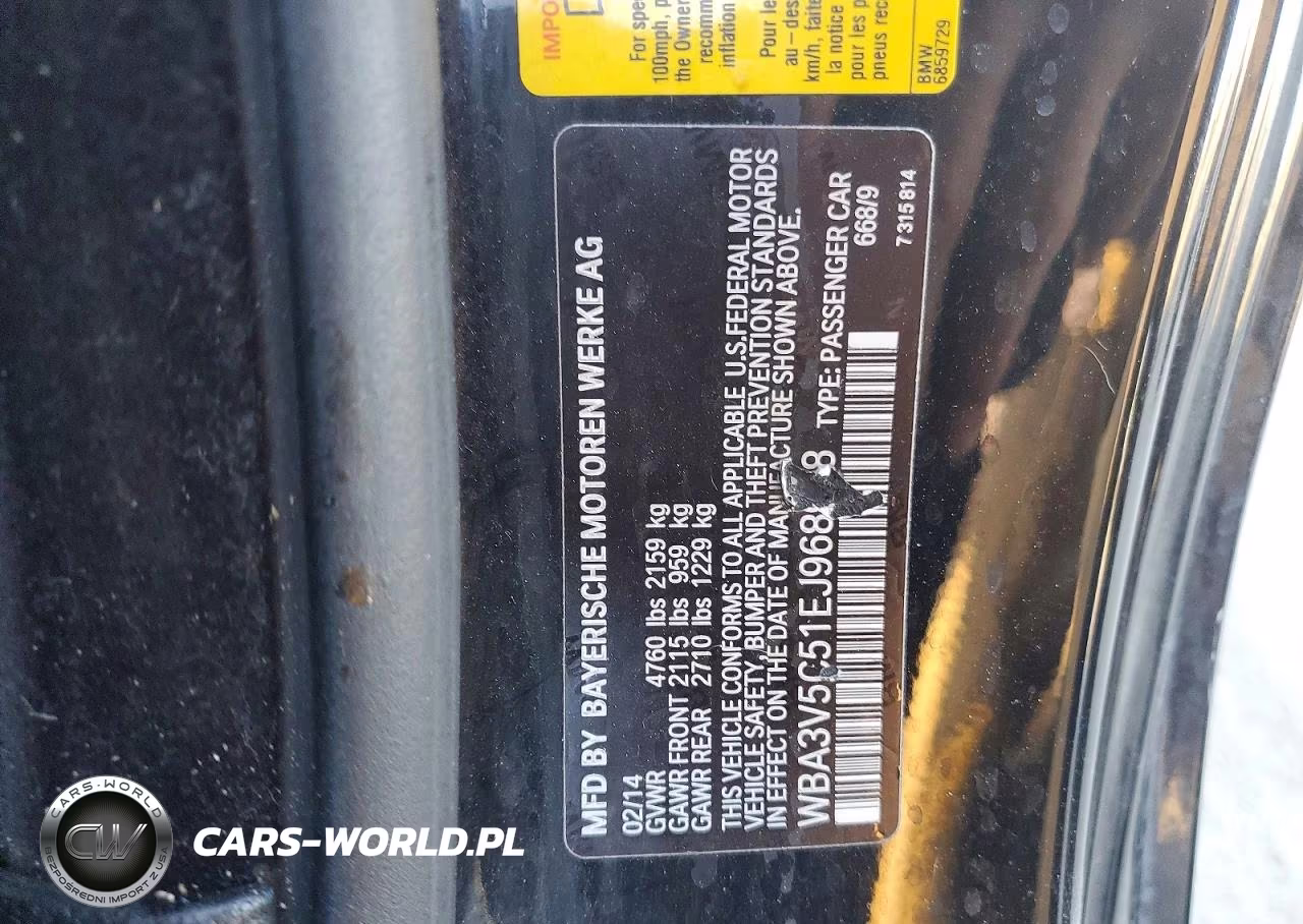 2014 BMW 428 I VIN:WBA3V5C51EJ968948 - 12