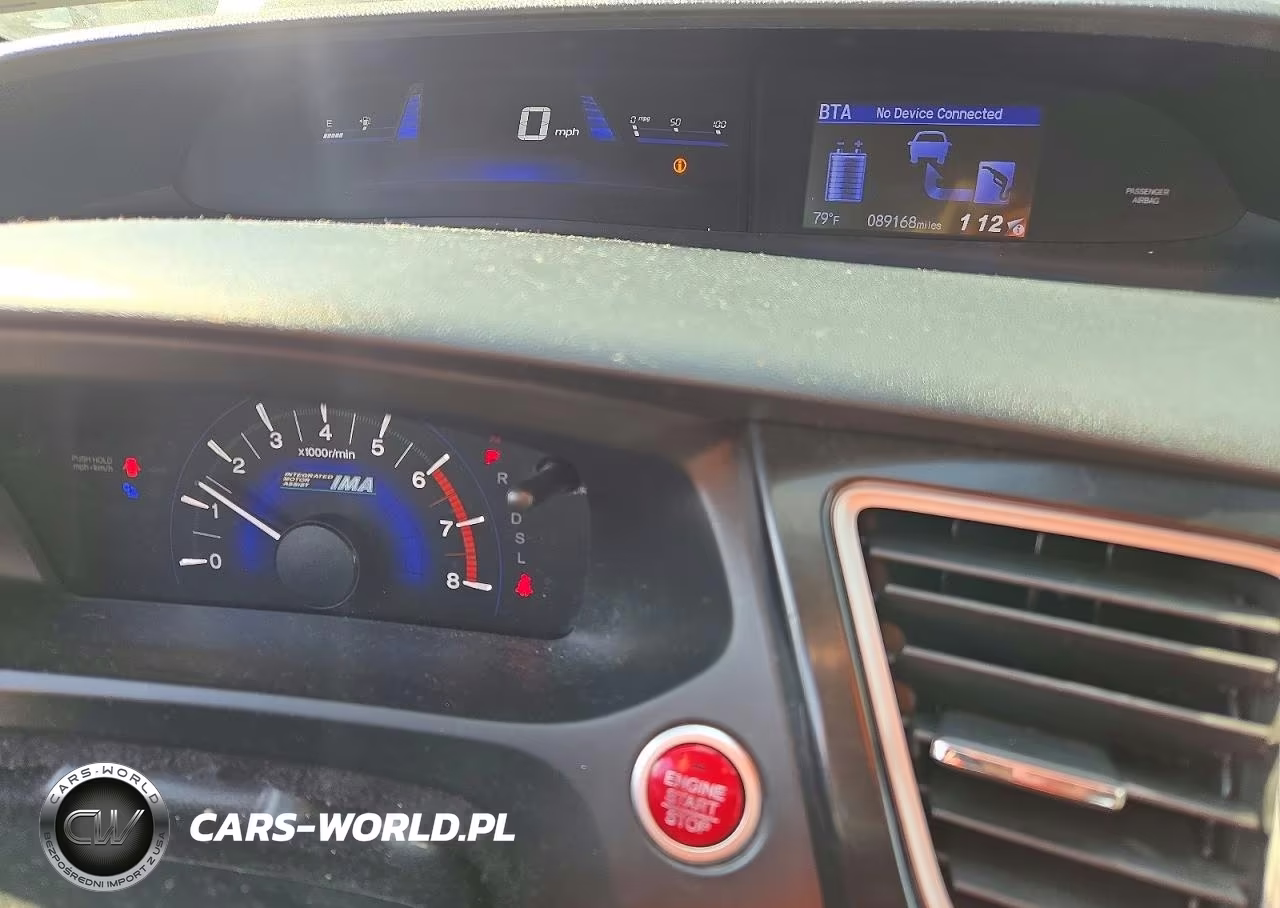 2014 Honda Civic Hybrid L VIN:19XFB4F33EE000330 - 9