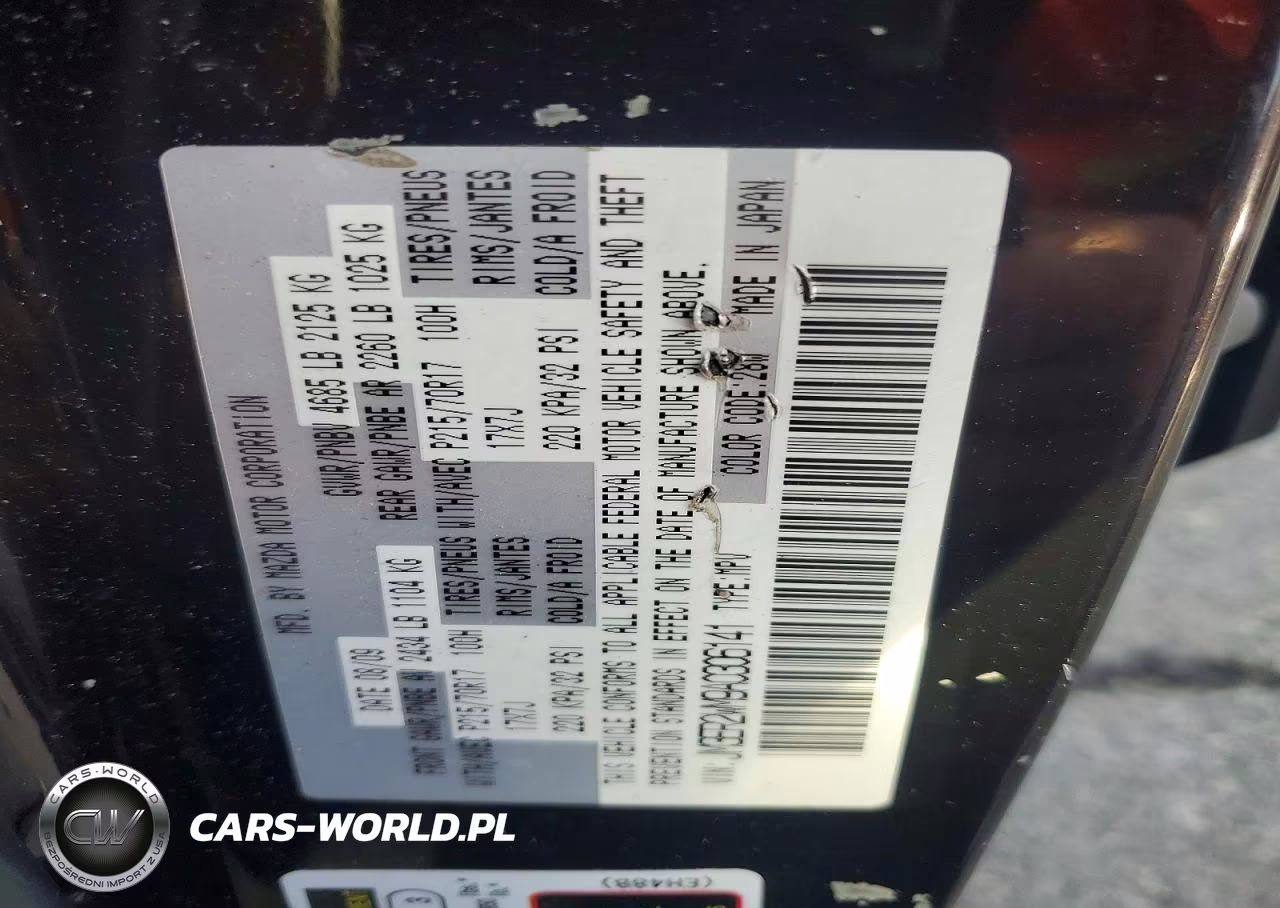 2010 Mazda Cx-7 VIN:JM3ER2WM9A0306141 - 13