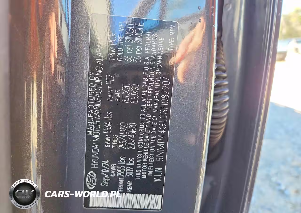 2025 Hyundai Santa Fe Limited VIN:5NMP44GL0SH082907 - 13