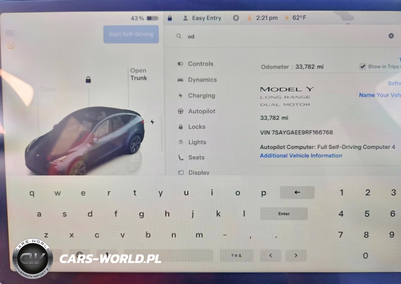 2024 Tesla Model Y VIN:7SAYGAEE9RF166768 - 9