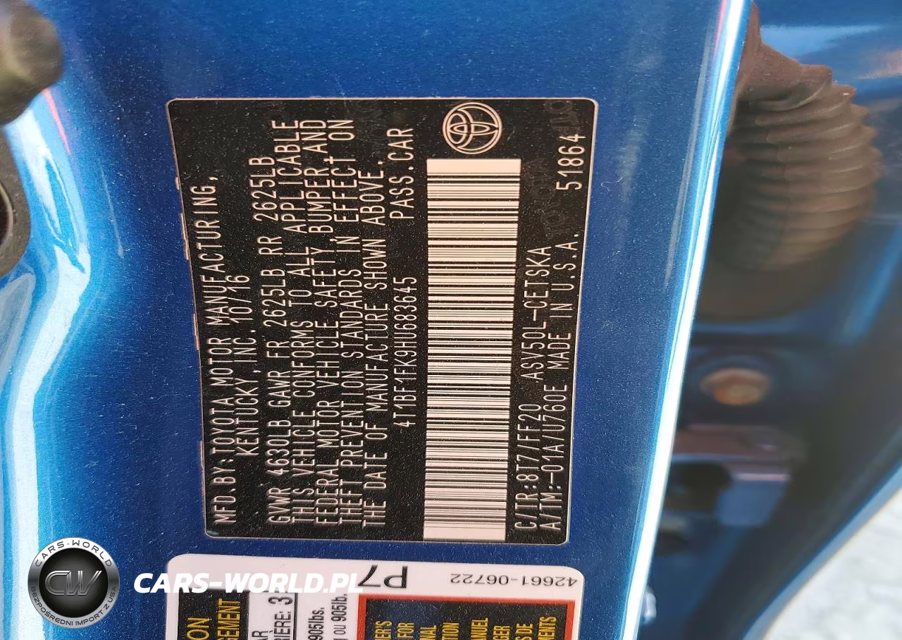 2017 Toyota Camry Se VIN:4T1BF1FK9HU683645 - 13