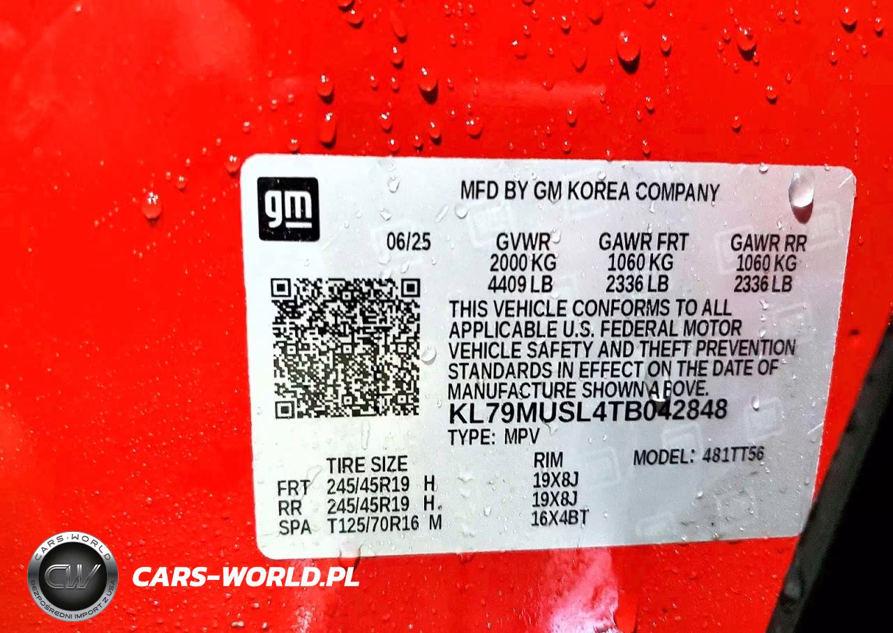 2026 Chevrolet Trailblazer Rs VIN:KL79MUSL4TB042848 - 13