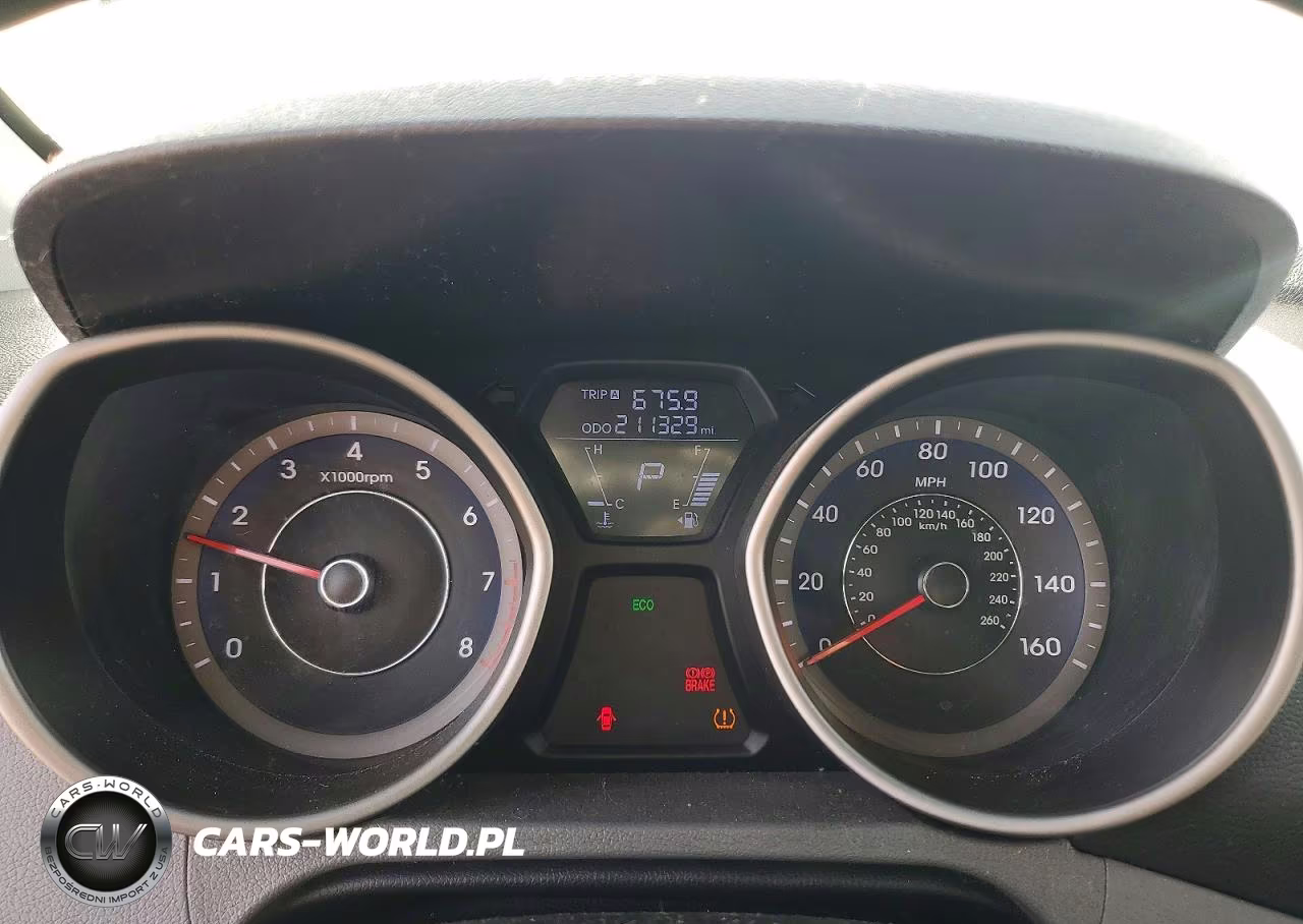 2013 Hyundai Elantra Gls VIN:KMHDH4AE2DU873075 - 9