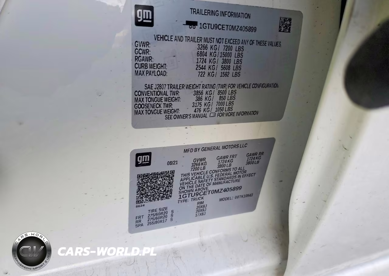 2021 GMC Sierra K1500 Elevation VIN:1GTU9CET0MZ405899 - 12