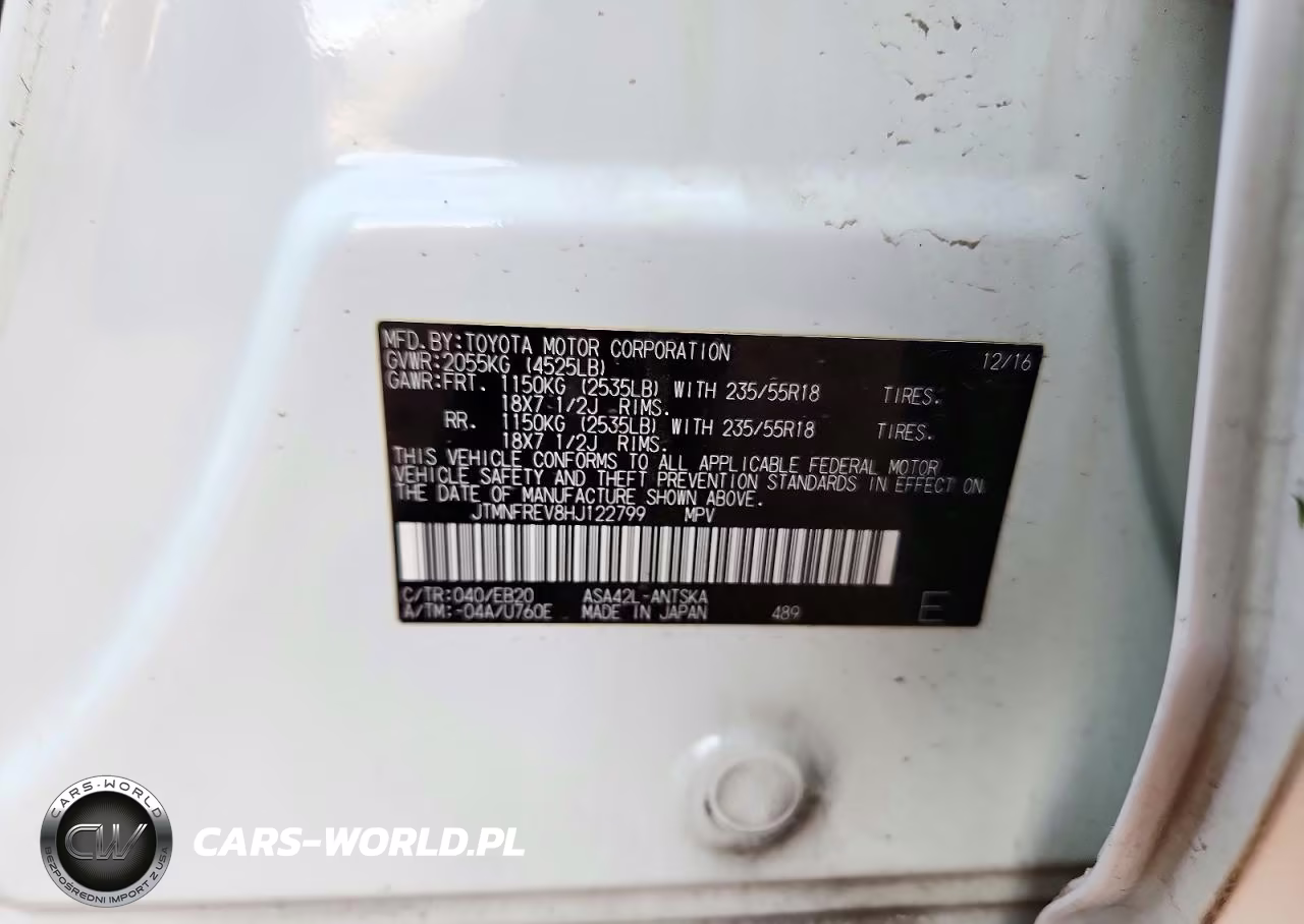 2017 Toyota Rav4 Se VIN:JTMNFREV8HJ122799 - 13