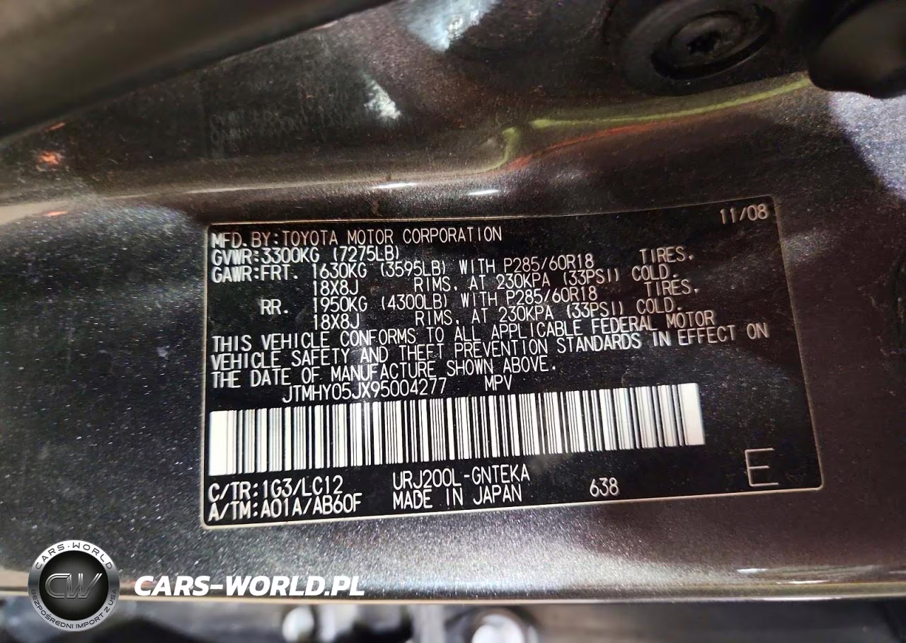 2009 Toyota Land Cruiser Base VIN:JTMHY05JX95004277 - 13